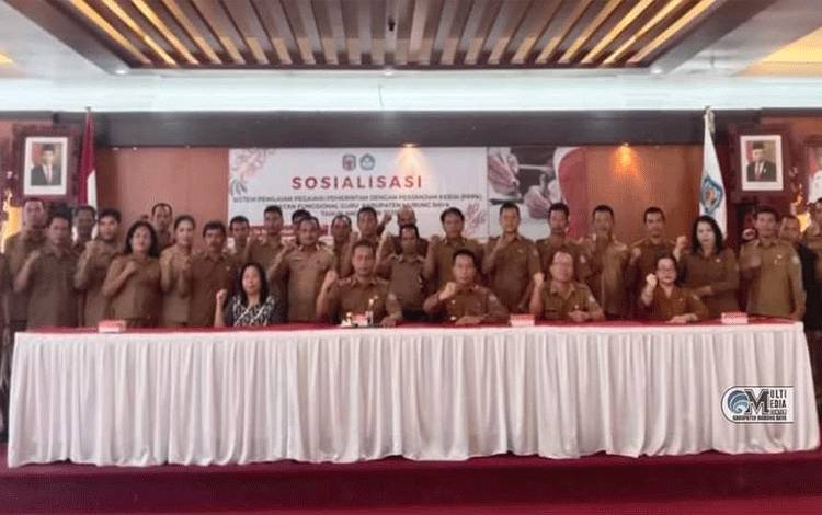 Disdikbud Murung Raya Sosialisasi Sistem Penilaian PPPK Jabatan Fungsional Guru 2022