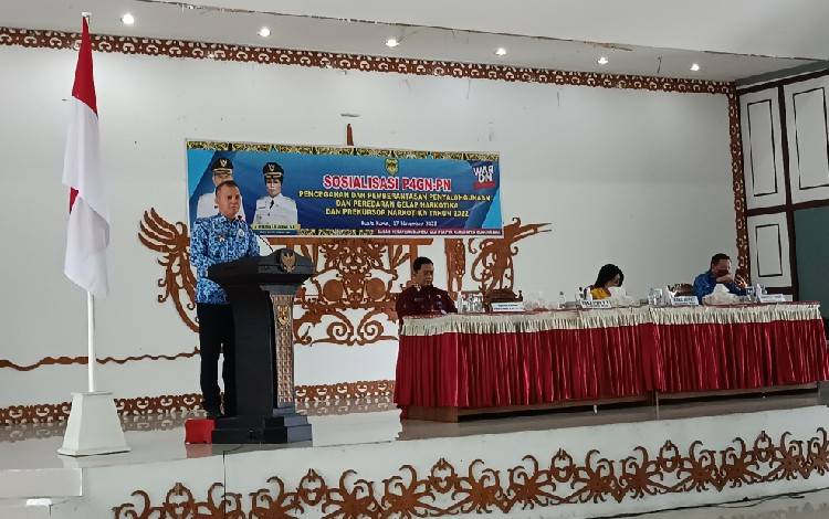Bupati Gunung Mas Ajak Perangkat Daerah Aktif Cegah Penyalahgunaan Narkotika