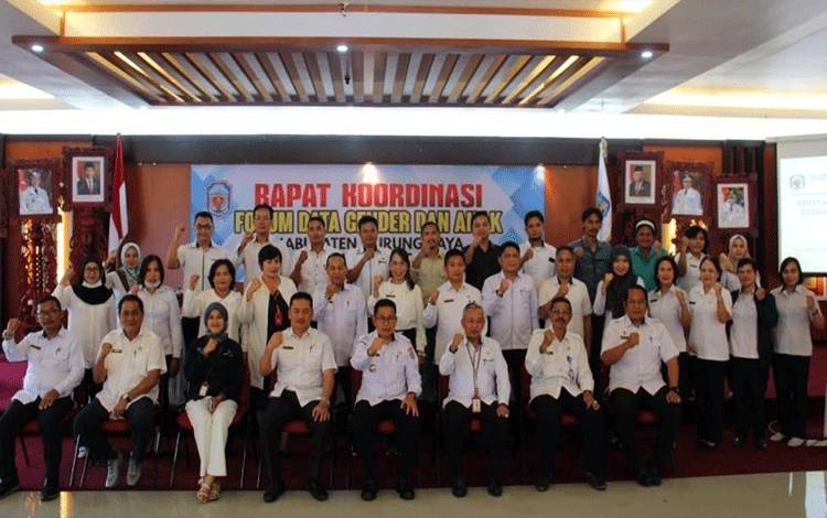Rakor Forum Data Gender dan Anak, Ini Kata Wabup Murung Raya