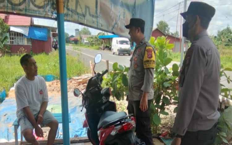 Antisipasi Kriminalitas, Personel Polsek Kapuas Murung Patroli ke Permukiman Penduduk