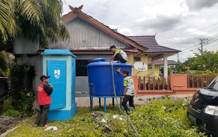 BPBD Palangka Raya Siapkan Toilet Umum Bagi Masyarakat Terdampak Banjir