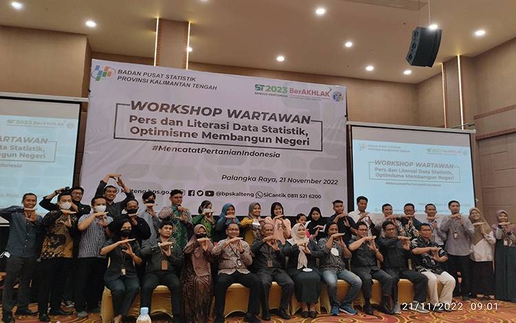 BPS Kalteng Gelar Workshop Wartawan