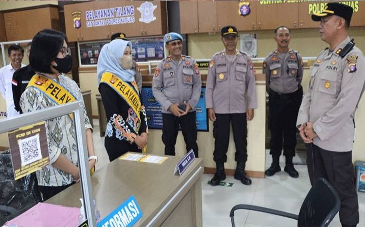 Kapolres Kapuas Cek Ruang Pelayanan