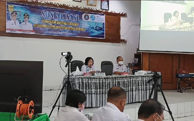 Bupati Gumas: Sistem Pemerintahan Berbasis Elektronik Penting untuk Mendukung Pembangunan