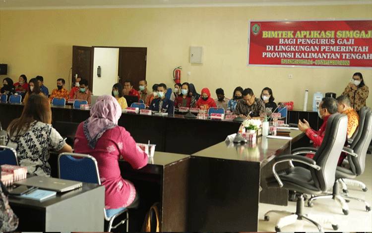 ASN Pemprov Kalteng Dilatih Gunakan SimGaji
