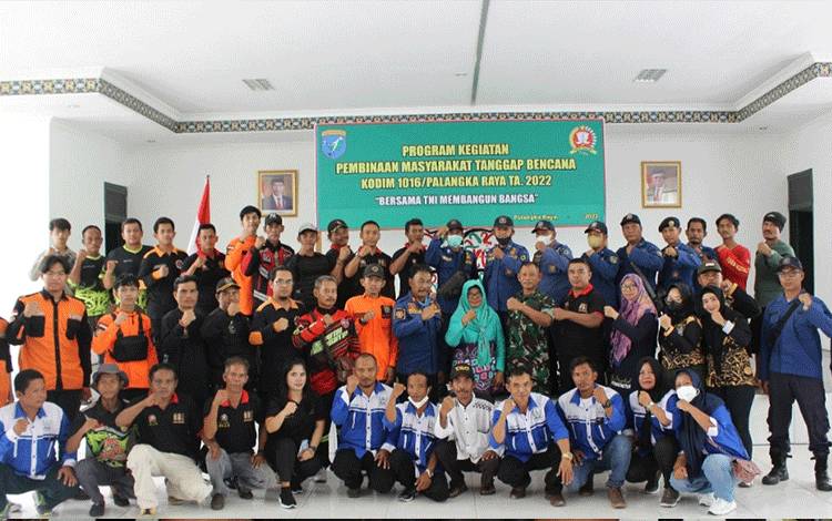 Kodim Palangka Raya Gelar Pembinaan Masyarakat Tanggap Bencana