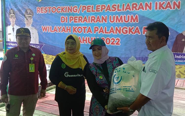 Ribuan Bibit Ikan Gabus dan Bapuyu Dilepaskan di Sungai Sebangau