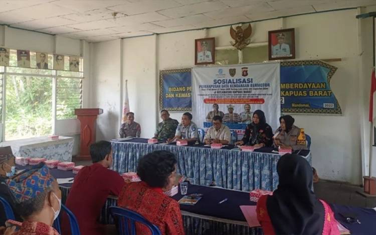Satlantas Polres Kapuas Sosialisasikan Aturan Terkait Registrasi Identifikasi Kendaraan Bermotor