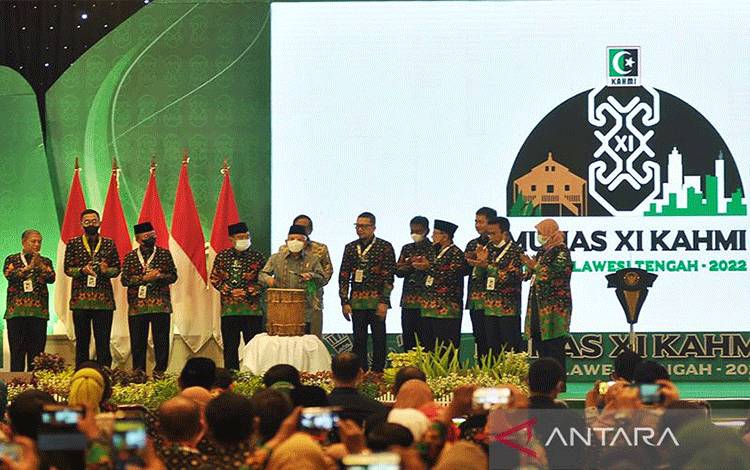 GMKI dan GAMKI Berpartisipasi Paduan Suara di Munas KAHMI, Ini Kata Wapres Ma'ruf Amin