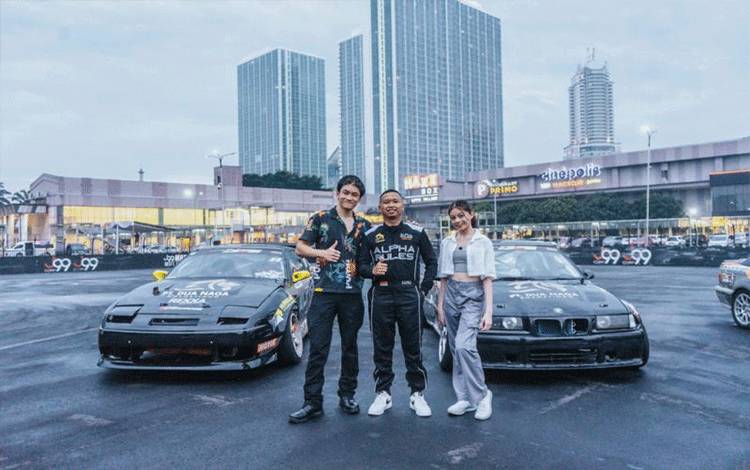 Tim Deddy Corbuzier Dapat Motivasi Sebelum Turun di Edutown Drift Prix