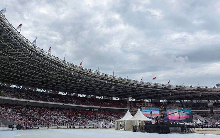 Nusantara Bersatu oleh Gabungan Relawan Jokowi Dihelat di GBK