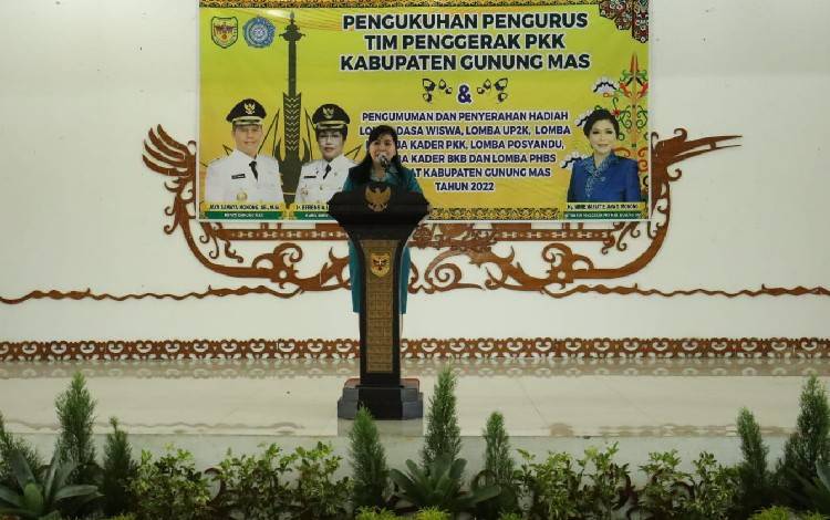 Ini Alasan Tim Penggerak PKK Gunung Mas Masa Bakti 2019-2024 kembali Dikukuhkan