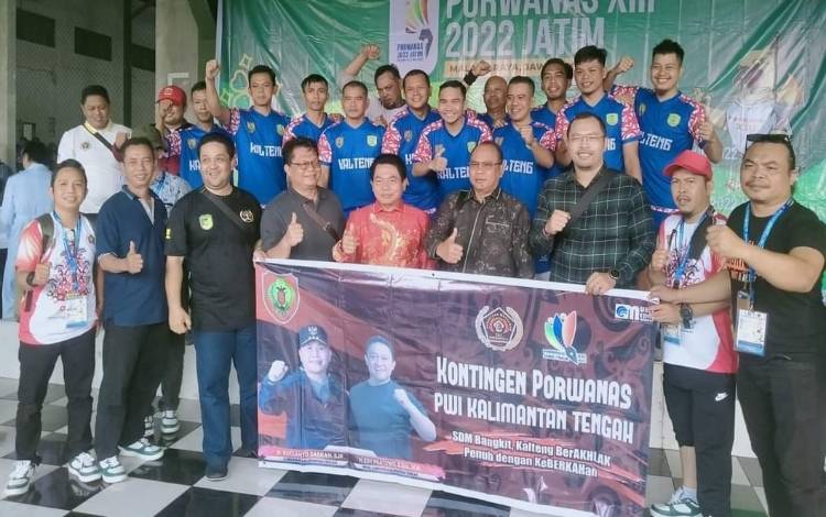 Wiyatno Apresiasi Kontingen PWI Kalteng Raih Peringkat 3 Porwanas XIII