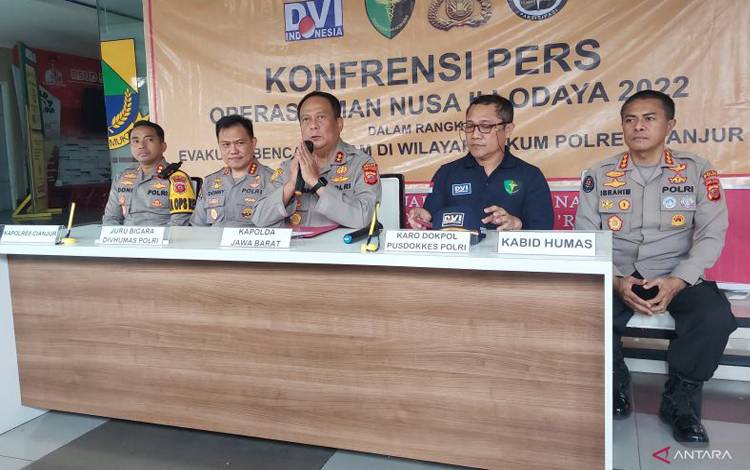 DVI Polri Telah Identifikasi 145 Jenazah Korban Gempa Cianjur