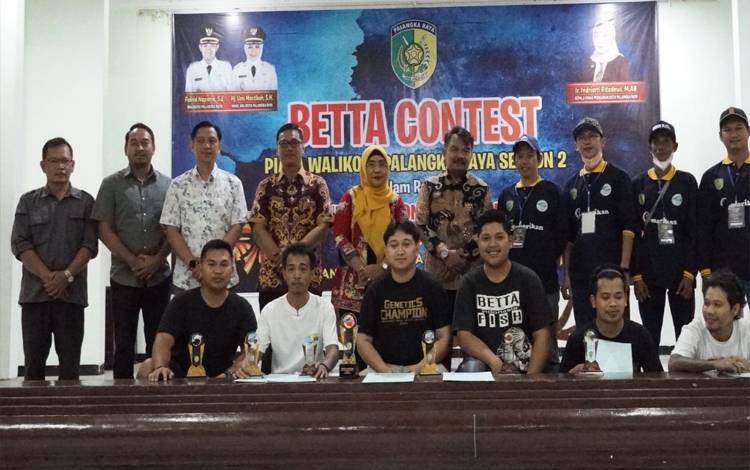 Kontes Ikan Cupang Piala Wali Kota Palangka Raya Ditutup, Ini Pemenangnya