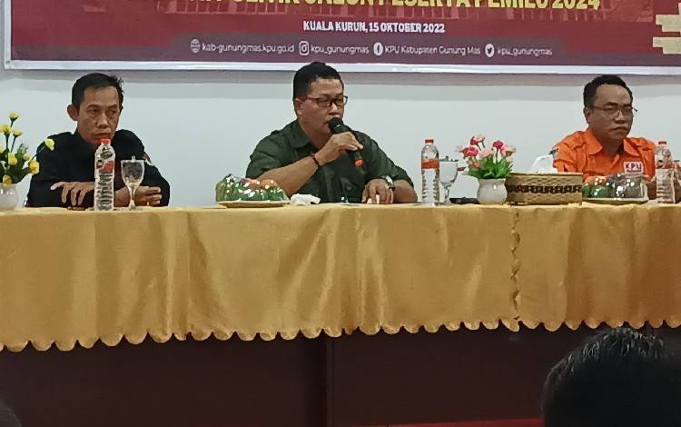 Pendaftaran PPK Pemilu 2024 Diperpanjang di Gunung Mas