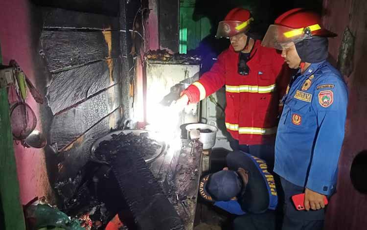 Sebuah Warung di Kelurahan Madurejo Hampir Ludes Terbakar