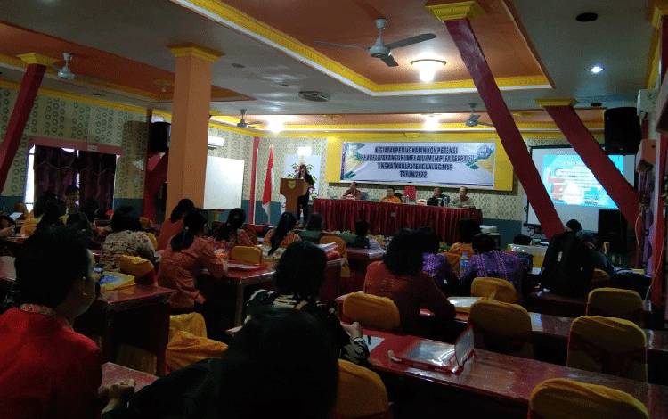 Disdikpora Gunung Mas Gelar Musyawarah Guru Mata Pelajaran IPA Terpadu