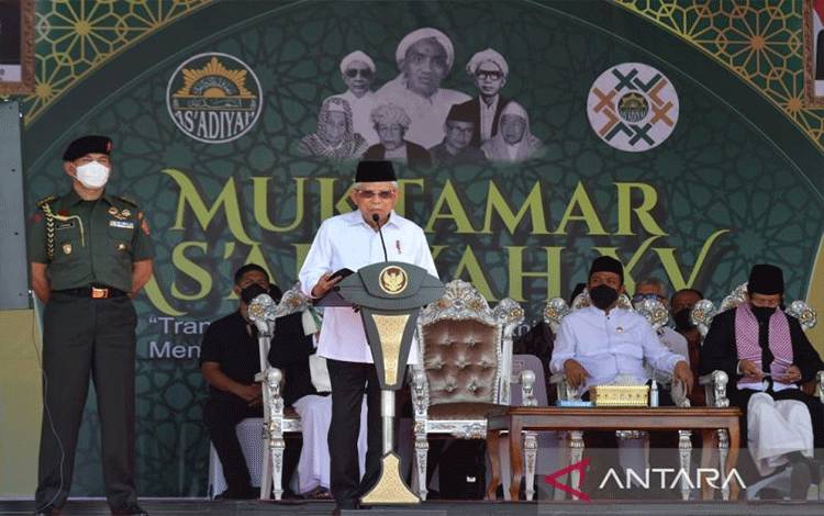 Wapres Ma'ruf Amin Ajak Pondok Pesantren Gerakkan Ekonomi Umat