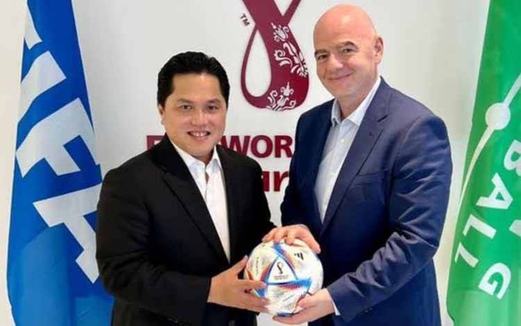 Erick Thohir Bicara Peluang Indonesia Bidding Tuan Rumah Piala Dunia