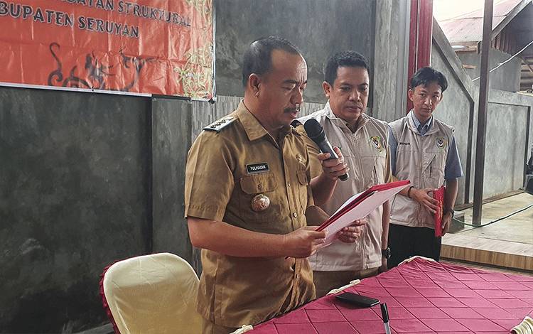 Jaga Amanah, Pesan Bupati Seruyan Kepada Pejabat Baru