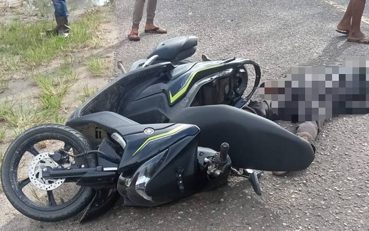 Pengendara Motor Yamaha Gear Tewas Kecelakaan di Desa Dayu