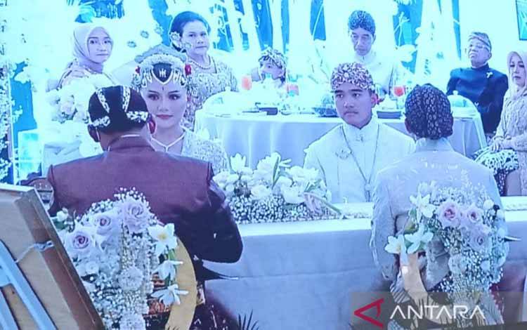 Kaesang Pangarep dan Erina Gudono Sah jadi Suami Istri