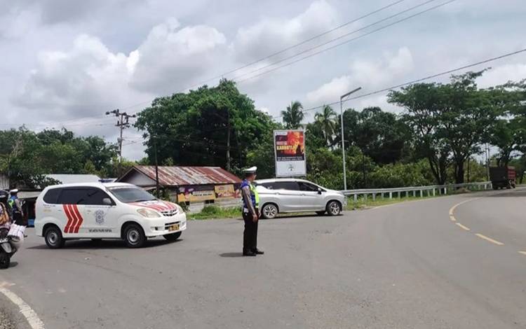 Akhir Pekan, Satlantas Polres Kapuas Pantau Arus Lalu Lintas Pastikan Lancar