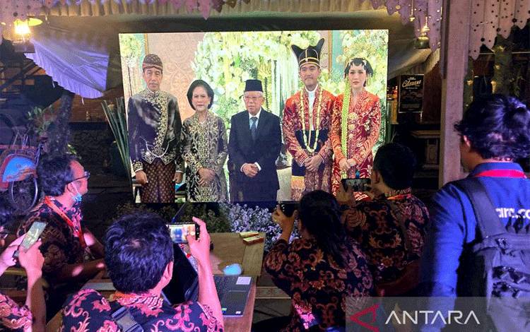 Sejumlah Tokoh Nasional Hadir di Malam Resepsi Pernikahan Kaesang-Erina