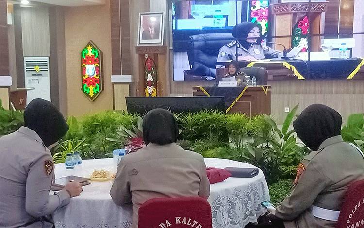Webinar Regional 23 di Polda Kalteng Diikuti 18 Negara