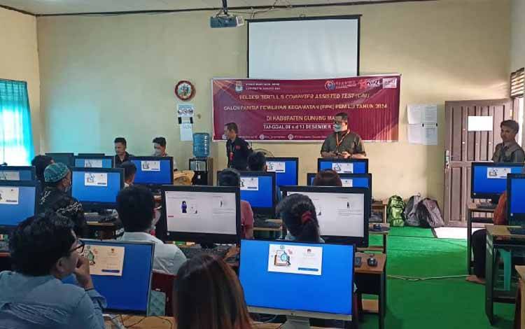 Ratusan Calon Anggota PPK Gunung Mas Lolos Tes Tertulis
