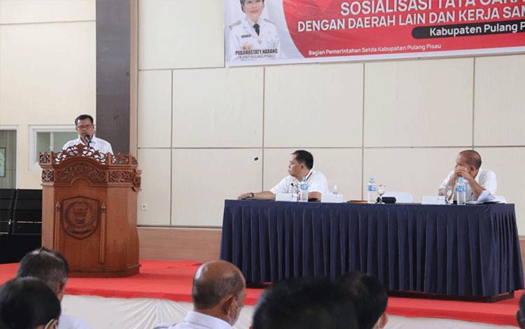 Pemkab Pulang Pisau Sosialisasi Tata Cara Kerjasama dengan Pihak Ketiga