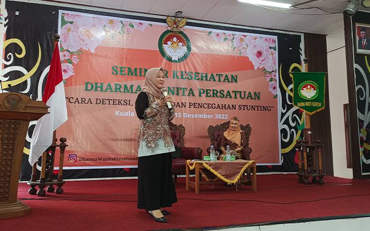 DWP Seruyan Gelar Seminar Kesehatan Pencegahan Stunting