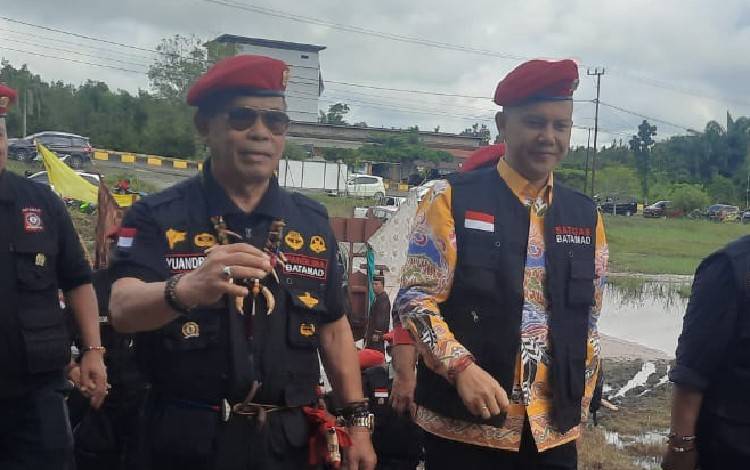 Bupati Gunung Mas Sambut Kedatangan Panglima Batamad Kalteng