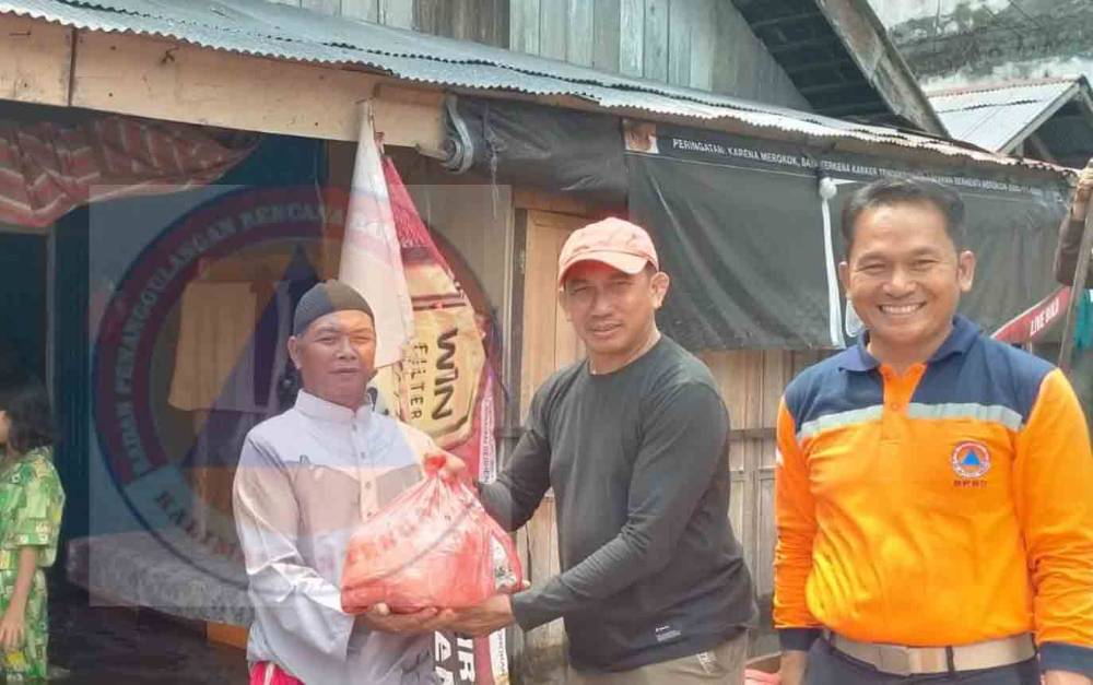 Badan Penanggulangan Bencana Salurkan Langsung Bantuan Korban Banjir