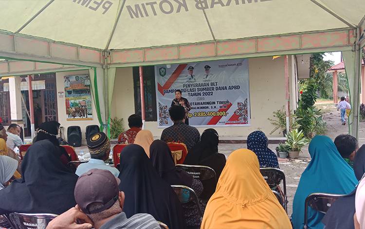 Pemerintah Kotim Bergerak Cepat Salurkan BLT BBM Senilai 2,8 M