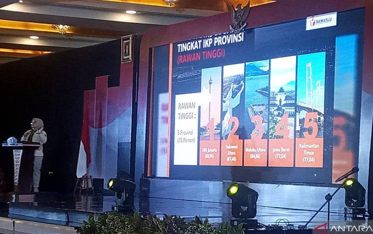 Bawaslu RI Rilis 5 Provinsi Paling Rawan dalam Pemilu 2024