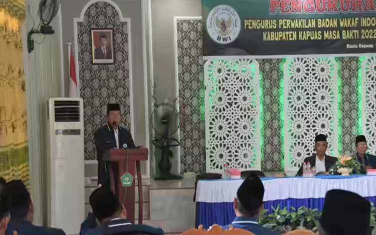 Keberadaan PBWI Kapuas Diharapkan Dapat Bersinergi Tangani Pensertifikatan Tanah Wakaf