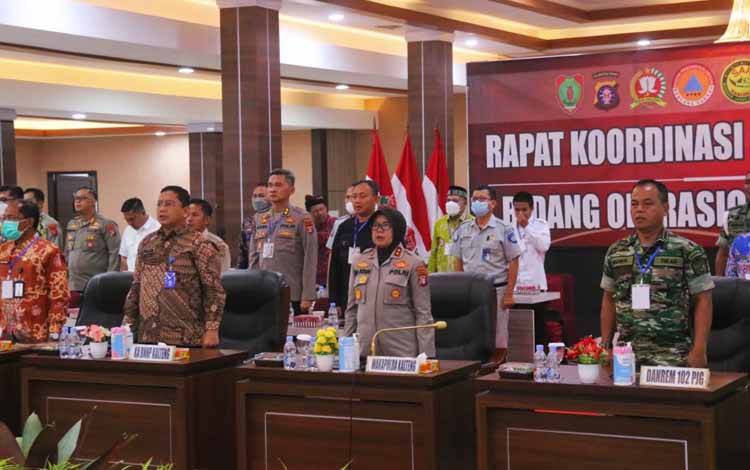Wakapolda Kalteng Ikuti Rakor Dengan Kapolri Bahas Kesiapan Nataru 2023