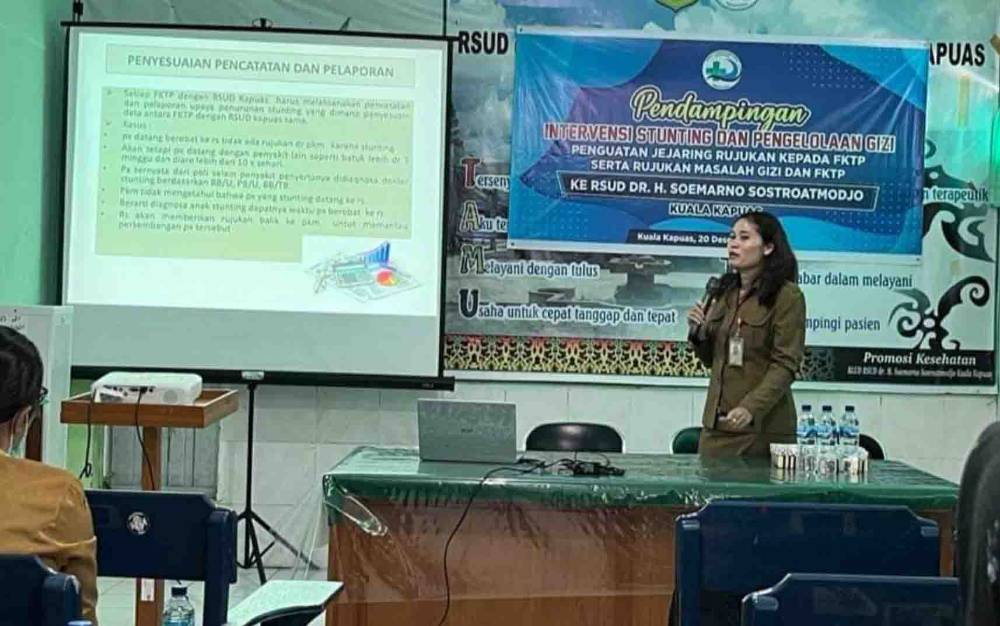 RSUD Kuala Kapuas Lakukan Pendampingan Intervensi Stunting dan Pengelolaan Gizi
