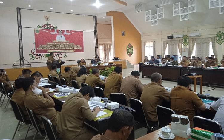 Bupati Pulang Pisau Minta RPD 2024-2026 Mengarah ke Skala Prioritas