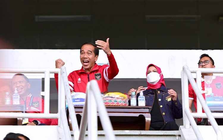 Presiden Doakan Timnas Indonesia Menang Lawan Brunei