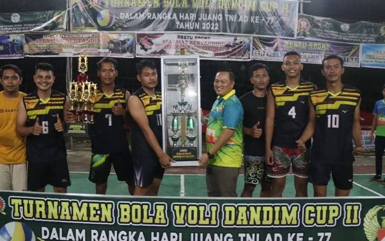 Turnamen Bola Voli Dandim Cup 2022 di Kapuas Resmi Ditutup, Ini Juaranya