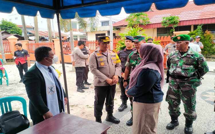 Tim Gabungan Forkopimda Patroli Sambangi Gereja dan Pos Pengamanan di Sampit