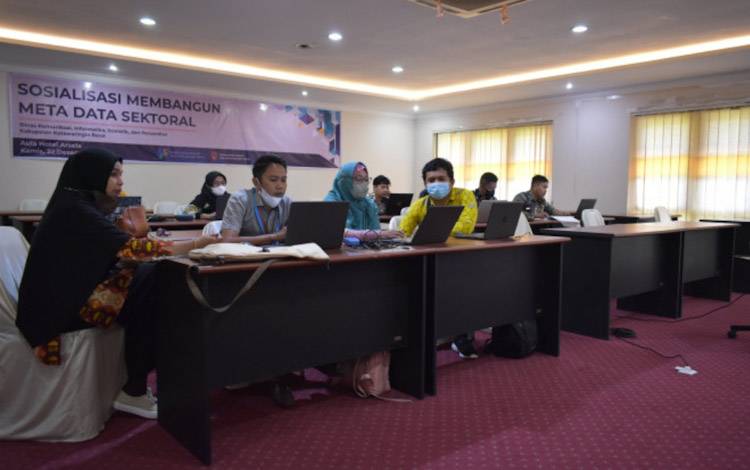 Diskominfo Kobar Sosialisasi Membangun Meta Data Sektoral