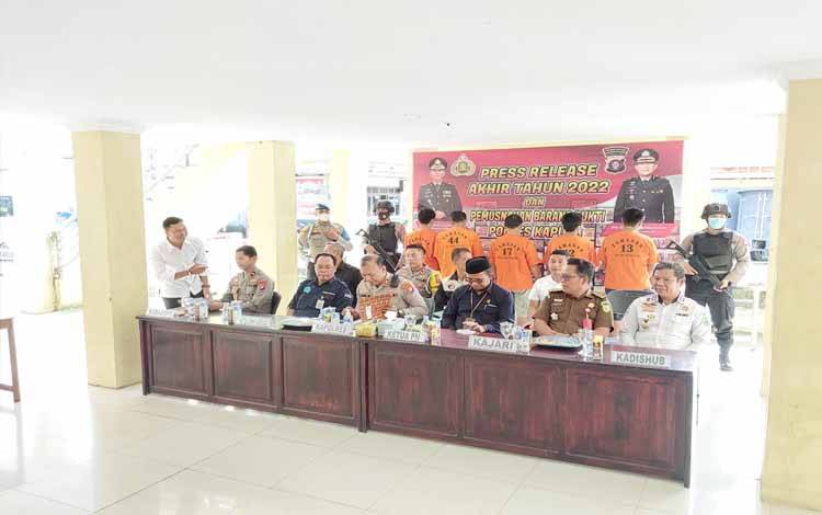 Tindak Pidana Narkoba Dominasi Kasus yang Ditangani Polres Kapuas di 2022
