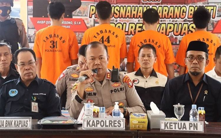 Polres Kapuas Pecat 3 Polisi di Sepanjang 2022