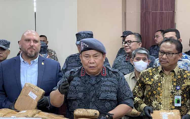 BNN Sita 1,9 Ton Sabu dan 1 Ton Ganja Sepanjang 2022