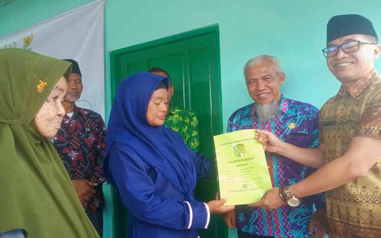 Bedah Rumah di Jalan Mangkuraya Diresmikan