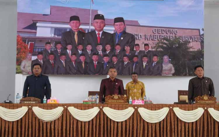 DPRD Seruyan Paripurna Tutup Sidang 2022